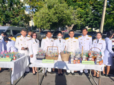 พิธีเจริญพระพุทธมนต์และทำบุญตักบาตร ถวายพระราชกุศล ... พารามิเตอร์รูปภาพ 1